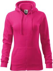 MALFINI, a. s MALFINI TRENDY ZIPPER 411 / Jachetă de damă cu fermoar complet, stil cangur, și glugă - violet L (4114015)