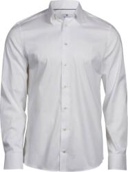 TEE JAYS TJ4024 / Cămașă bărbătească cu mânecă lungă elastică - alb XL (18402400104)
