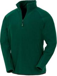 RESULT R 905X / Hanorac unisex din microfleece cu fermoar 1/4 - verde pădure L (30905X07403)