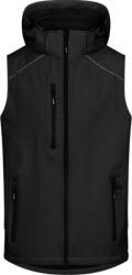 PROMODORO 7840 / Vestă softshell bărbătească cu 2 straturi - neagră 4XL (40784000214)