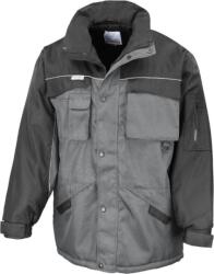 RESULT R 072X / Parka de lucru unisex - gri/negru M (30072X31302)