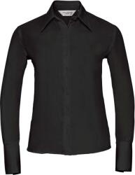 Russell Athletic 956F / Tricou cu mânecă lungă pentru femei, fără călcare - negru XL (11956F00204)