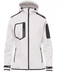 PAYPER EXTREME LADY 000452-0102 / Jachetă softshell pentru femei cu glugă - alb/negru XXL (000452010200011XXL)