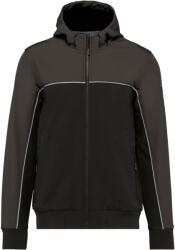 Wk Designed To Work CONCEPUT PENTRU LUCRU WK 450 / Jachetă de lucru unisex softshell cu 3 straturi - negru/gri abanos S (20W45081001)