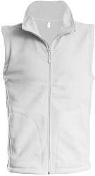 Kariban Vintage LUCA K913 / Vestă bărbătească din fleece - albă L (20K91300103)