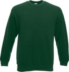 Fruit of the Loom CLASSIC SET-IN SWEAT / Hanorac bărbătesc - verde sticlă S (16220254001)