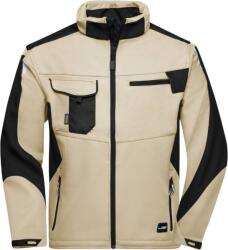 Daiber JN 844 / Jachetă softshell de vară pentru lucru - gri închis/negru XXL (02084489105)