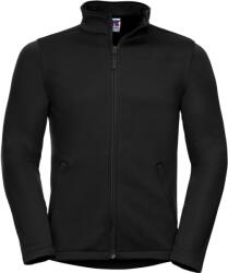 Russell Athletic 040M / Jachetă softshell bărbătească cu 2 straturi - neagră XXL (10040M00205)