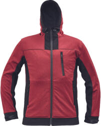 ČERVA EXPORT IMPORT a. s CERVA HUYER SOFTSHELL / Jachetă softshell cu glugă - roșu XS (0301058220000)