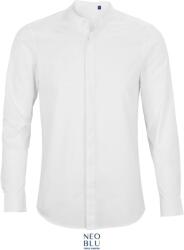Neoblu 3792 BART MEN / Cămașă bărbătească cu mânecă lungă din poplin - alb optic XL (243792z1504)