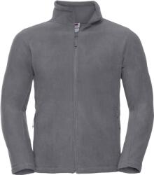 Russell Athletic 870M / Jachetă din fleece cu fermoar pentru bărbați - gri convoy XS (10870M25300)