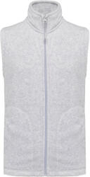Kariban Vintage LUCA K913 / Vestă bărbătească din fleece - cenușiu heather M (20K913v8902)