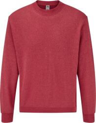 Fruit of the Loom CLASSIC SET-IN SWEAT / Hanorac bărbătesc - roșu melanj XXL (162202u4705)