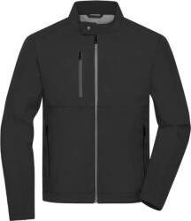 Daiber JN 1316 / Jachetă softshell bărbătească cu 2 straturi - neagră XXL (02131600205)