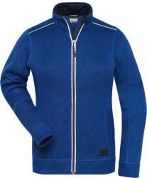 Daiber JN 897 / Jachetă de lucru tricotată din fleece pentru femei - melanj regal închis/bleumarin 4XL (020897x0214)