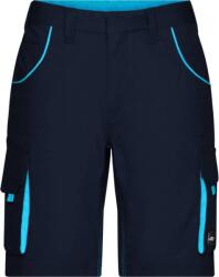 Daiber JN 872 / Pantaloni scurți de lucru bărbătești - bleumarin/turcoaz 62 (02872Xo51o7)