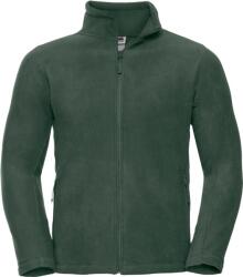 Russell Athletic 870M / Jachetă din fleece cu fermoar pentru bărbați - verde sticlă XXXL (10870M54013)