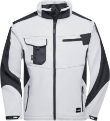 Daiber JN 844 / Jachetă softshell de vară pentru lucru - alb/carbon XS (020844i9800)