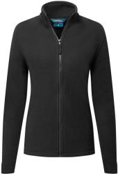 Portwest F408 / Hanorac cu fermoar din fleece reciclat pentru femei - negru L (F408BKRL)