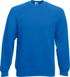 Fruit of the Loom CLASSIC RAGLAN SWEAT / Hanorac bărbătesc cu mâneci raglan - albastru regal XXL (16221645005)