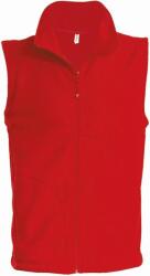 Kariban Vintage LUCA K913 / Vestă bărbătească din fleece - roșie M (20K91300402)