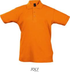 SOL'S SUMMER II / Tricou polo pentru copii - portocaliu 96-104 (25134523584)