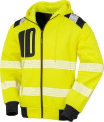 RESULT R 503X / Hanorac reflectorizant unisex - galben fluorescent/negru S (30503Xf7201)