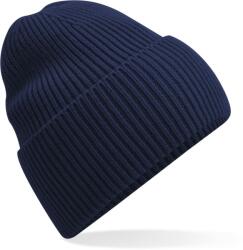 Beechfield B 384R / Căciulă lungă tricotată cu manșetă - bleumarin oxford Universal (53384Ry4099)