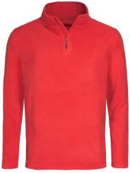Stedman CLASSIC FLEECE HALF-ZIP ST5020 / Hanorac bărbătesc din fleece cu fermoar 1/2 - roșu stacojiu L (ST5020SREL)