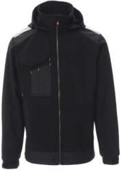 PAYPER PERFORMER 2.0 001473-0053 / Jachetă softshell cu glugă detașabilă - negru/negru L (001473005314018L)