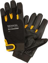 BENNON Mănuși BENNON KALYTOS WTR / Mănuși izolate combinate de lucru - negre/galbene 9 (0766100060-L 9)