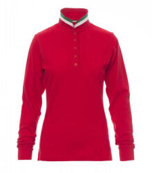 PAYPER LONG NATION LADY 000084-0021 / Tricou polo cu mânecă lungă - roșu S (000084002103012S)