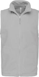 Kariban Vintage LUCA K913 / Vestă din fleece pentru bărbați - gri zăpadă 4XL (20K913w9814)