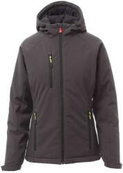 PAYPER GALE PAD LADY S00579-P114 / Jachetă softshell de iarnă cu glugă - antracit/negru L (S00579P11413044L)