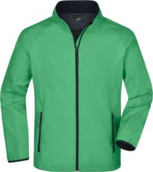 Daiber JN 1130 / Jachetă softshell bărbătească - verde/bleumarin L (02113060603)