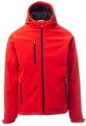 PAYPER GALE PAD S00515-P114 / Jachetă softshell de iarnă cu glugă - roșu/negru XXL (S00515P11403015XXL)