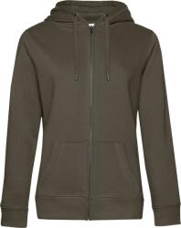 B&C be inspired B&C QUEEN ZIPPED HOOD / Hanorac cu fermoar pentru femei - kaki XS (01W03Q55500)