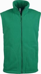Kariban Vintage LUCA K913 / Vestă bărbătească din fleece - verde kelly S (20K91352001)