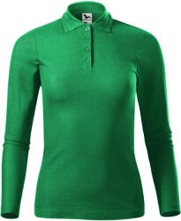 MALFINI, a. s MALFINI PIQUE POLO LS 231 / Tricou polo de damă, cu mânecă lungă - verde mediu S (2311613)