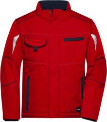 Daiber JN 853 / Jachetă softshell de iarnă pentru lucru - roșu/bleumarin S (02085388101)