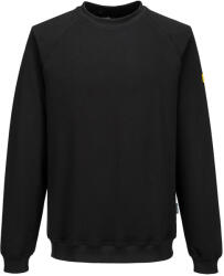 Portwest AS24 / Hanorac antistatic ESD - negru 4XL (AS24BKR4XL)