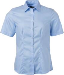 Daiber JN 683 / Cămașă twill pentru femei cu mâneci scurte - albastru deschis XXXL (02068303713)