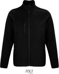 SOL´S FACTOR / Jachetă din fleece pentru bărbați - neagră 5XL (25382300215)
