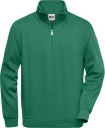 Daiber JN 831 / Hanorac de lucru bărbătesc cu fermoar 1/2 - verde închis L (02083102803)
