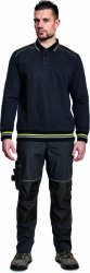 ČERVA EXPORT IMPORT a. s CERVA KNOXFIELD POLO / Hanorac cu guler - antracit/galben M (03060066A1002)