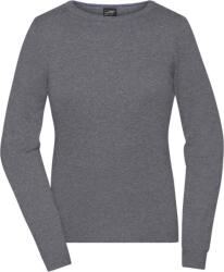 Daiber JN 1313 / Pulover cu guler rotund pentru femei - gri heather S (02131303401)
