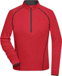 Daiber JN 497 / Tricou funcțional cu mânecă lungă pentru femei - roșu melanj/titan L (020497r9703)