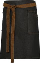 Premier Șorț scurt din denim PREMIER PR 135 DIVISION / Șorț scurt - negru/maro deschis Universal (390135h4599)