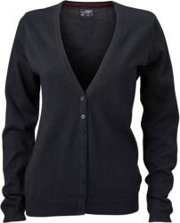 Daiber JN 660 / Cardigan de damă cu decolteu în V - negru L (02066000203)