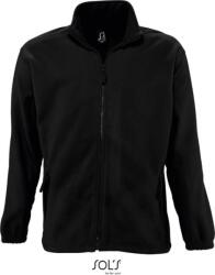 SOL´S NORTH / Jachetă din fleece pentru bărbați - neagră 4XL (25550000214)